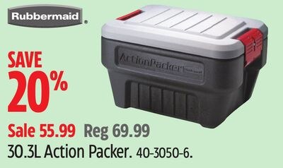 Rubbermaid 30.3L Action Packer