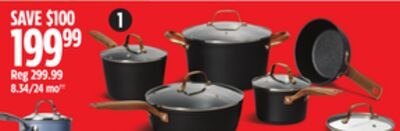 The Rock 10-Pc Non-Stick Cookset