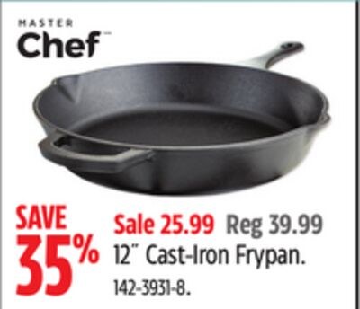 MASTER Chef 2" Cast-Iron Frypan.