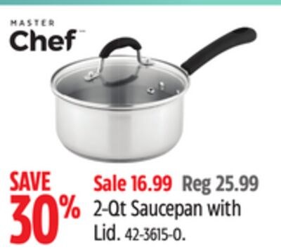 Master Chef 2-Qt Saucepan with Lid