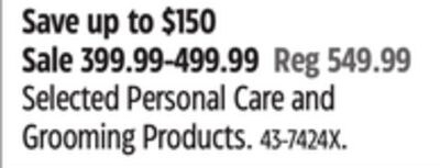 Shark Selected Personal Care and Grooming Produ…
