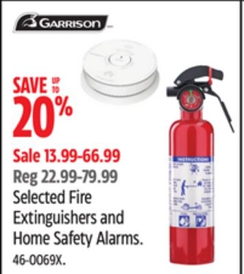 Selected Fire Extinguishers and Home Safety Ala…