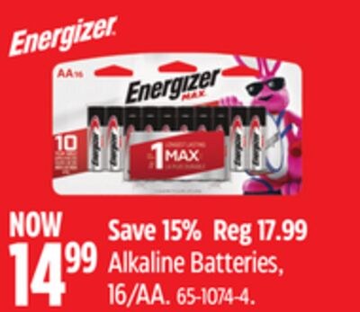 Energizer Alkaline Batteries