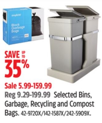 Selected Simplicite Bins, Garbage, Recycling an…