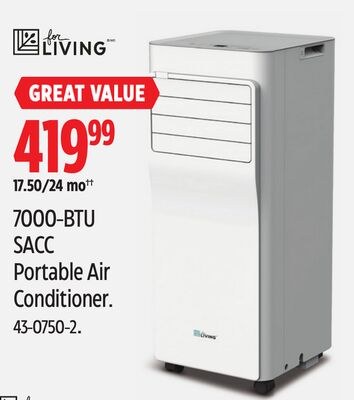for Living 7000-BTU SACC Portable Air Condition…