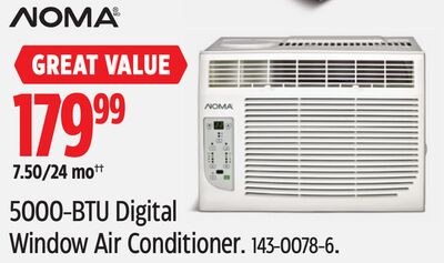 5000-BTU Digital Window Air Conditioner