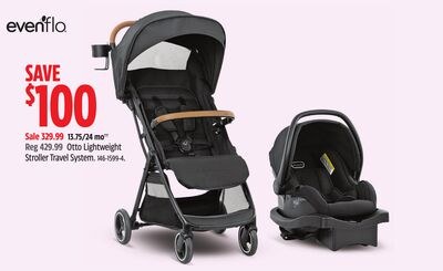 Evenflo Otto Lightweight Stroller Travel System