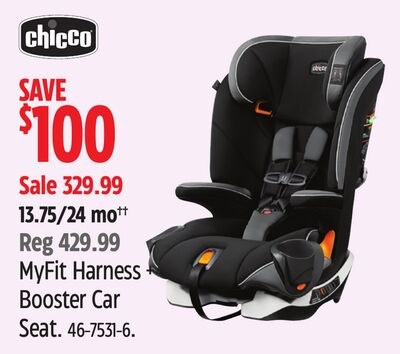 Chicco MyFit Harness Booster Car Seat