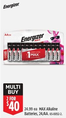 MAX Alkaline Batteries