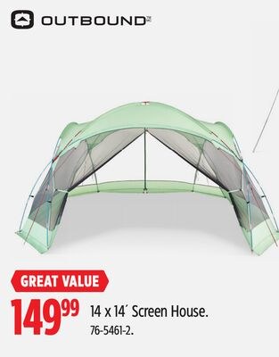 Outbound 14 x 14' Screen House