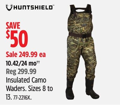 Insulated Camo Waders