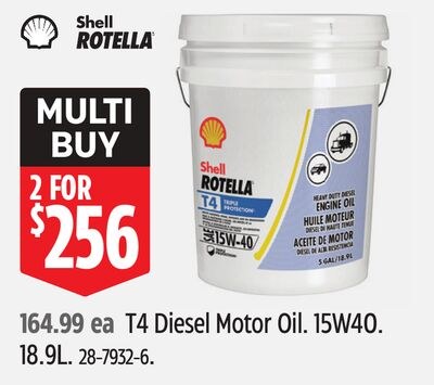 T4 Diesel Motor Oil. 15W40.