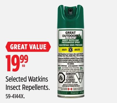 Selected Watkins Insect Repellents