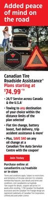 Canadian Tire Auto Service Assistance