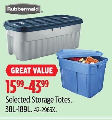 Selected Storage Totes