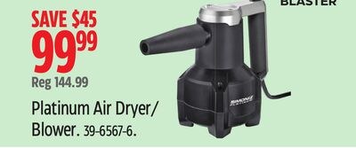 BENCHMARK Platinum Air Dryer/ Blower