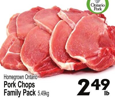 Homegrown Ontario Pork Chops