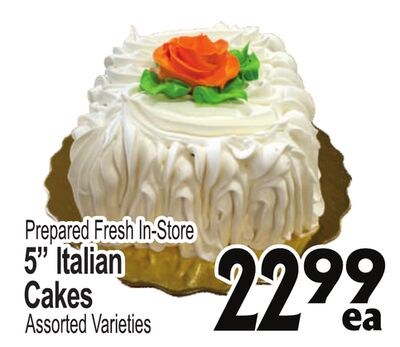 5" Italian Cakes