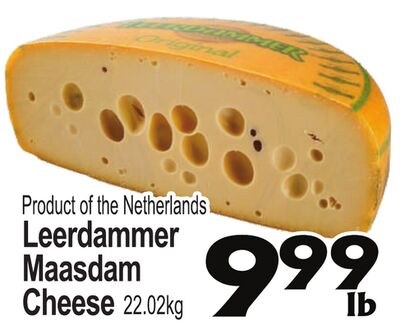 Leerdammer Maasdam Cheese