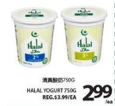 HALAL YOGURT 750G