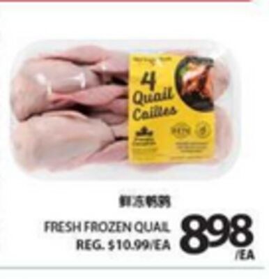 FRESH FROZEN QUAIL