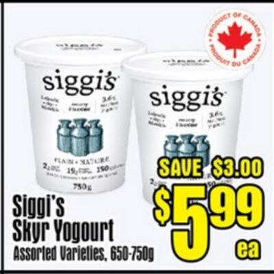 Siggi's Skyr Yogourt