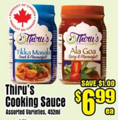 Thiru's Cooking Sauce