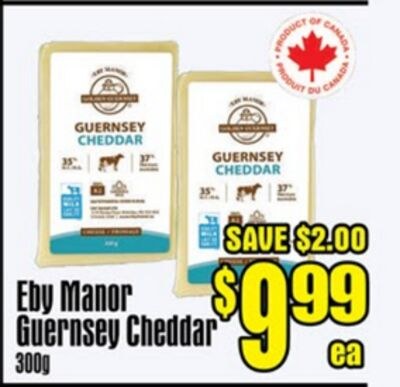 Eby Manor Guernsey Cheddar