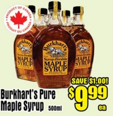 Burkhart's Pure Maple Syrup