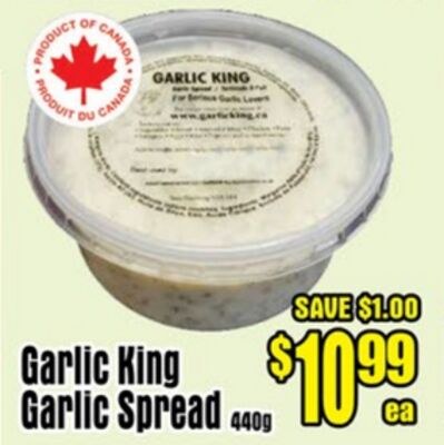 Garlic King Garlic Spread