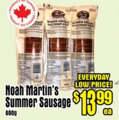 Noah Martin's Summer Sausage