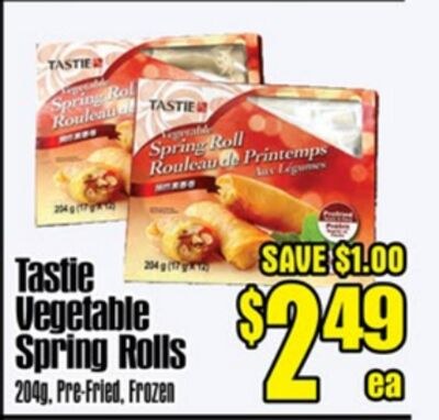 Tastie Vegetable Spring Rolls