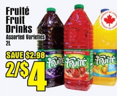 Fruité Fruit Drinks