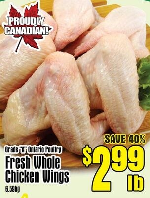 Fresh Whole Chicken Wings