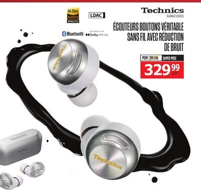 ÉCOUTEURS BOUTONS VÉRITABLE SANS FIL AVEC RÉDUC…