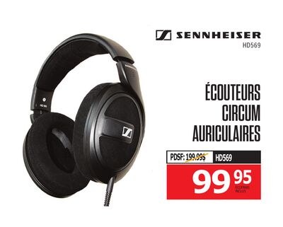 ÉCOUTEURS CIRCUM AURICULAIRES SENNHEISER