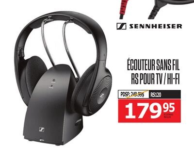 ÉCOUTEUR SANS FIL RS POUR TV / HI-FI SENNHEISER