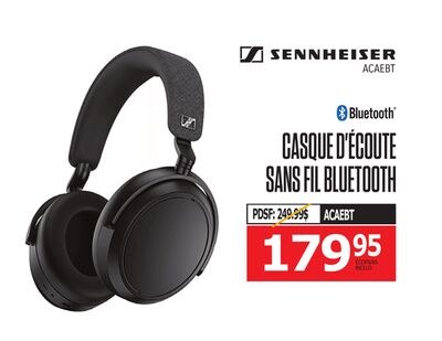 CASQUE D'ÉCOUTE SANS FIL BLUETOOTH