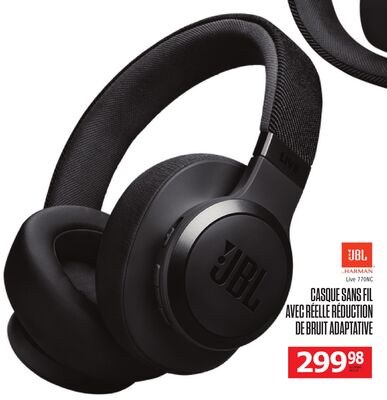 JBL CASQUE SANS FIL AVEC RÉELLE REDUCTION DE BR…