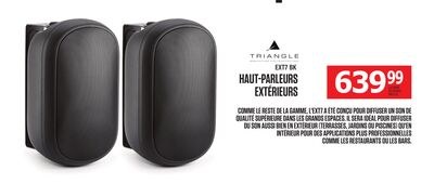 HAUT-PARLEURS EXTÉRIEUR