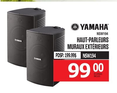 YAMAHA NSW194 HAUT-PARLEURS MURAUX EXTÉRIEURS