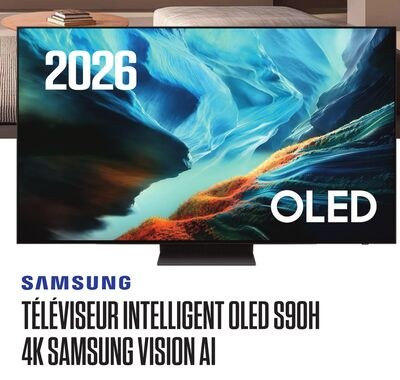 TÉLÉVISEUR INTELLIGENT OLED S90H 4K SAMSUNG VIS…