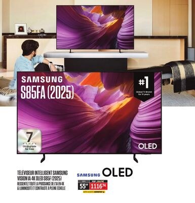 TELEVISEUR INTELLIGENT SAMSUNG VISION 4K OLED 5…