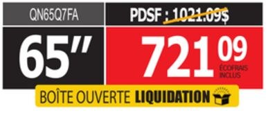 TÉLÉVISEUR OLED 4K DE CLASSE O7F (2025) 65" SAM…