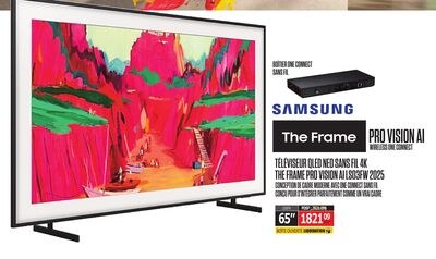 TÉLÉVISEUR QLED NEO SANS FIL 4K THE FRAME PRO V…