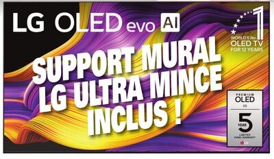 TÉLÉVISEUR INTELLIGENT OLED EVO G5 4K AI DE LG …