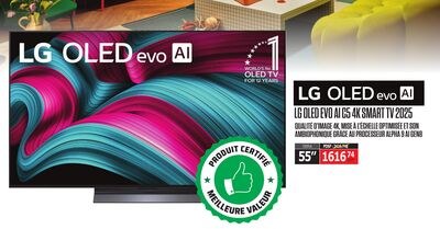 LG OLED EVO AI C5 4K SMART TV 2025
