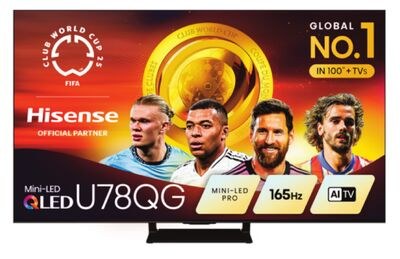 HISENSE 55" TÉLÉVISION MINI-LED QLED AI 165HZ -…