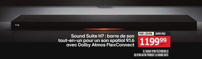 Sound Suite H7 : barre de son tout-en-un pour u…