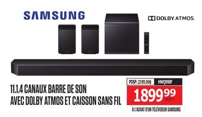 11.1.4 CANAUX BARRE DE SON AVEC DOLBY ATMOS ET …